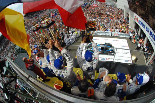 Podium Le Mans